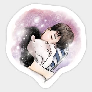 Sleeping Jimin BTS Sticker